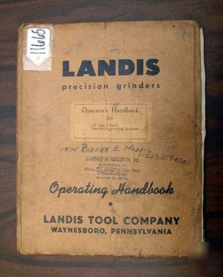 Landis operator manual 4
