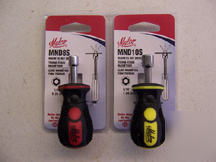 Malco MND8S MND10S 1/4-5/16 magnetic stubby nut drivers