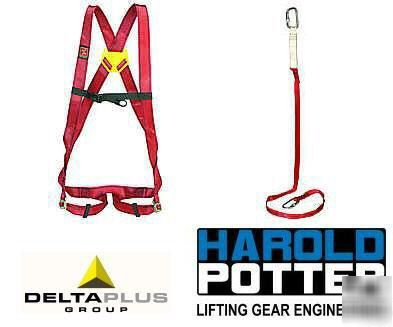 New full body harness c/w lanyard kit (safety wear)