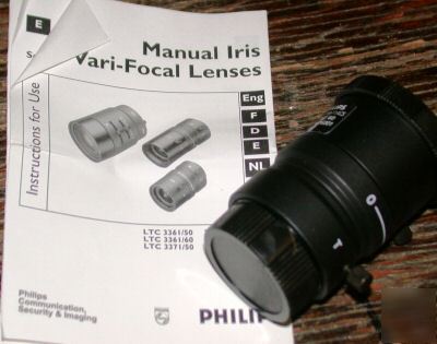Philips burle ABP3361/60 camera lens manual iris 
