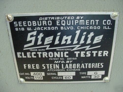 Steinlite grain moisture tester type g