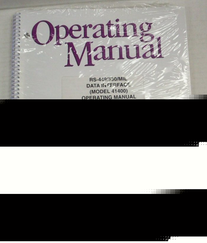 Ttc fireberd rs-449/530/mil data interface manual