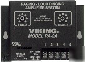 Viking pa-2A paging - loud ringing amplifier syst PA2A