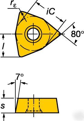 WCNX06T308D/ PTBG40 carbide insert 30 lots of 10 pcs