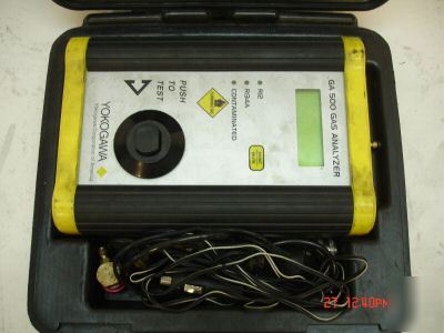 Yokogawa ga 500 gas analyzer w/ case