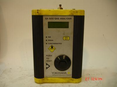 Yokogawa ga 500 gas analyzer w/ case