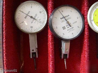 *lot 4 p* mitutoyo dial test indicator .0001