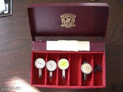 *lot 4 p* mitutoyo dial test indicator .0001