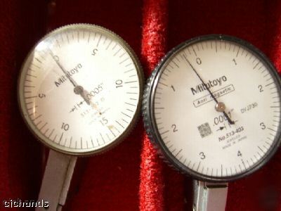 *lot 4 p* mitutoyo dial test indicator .0001