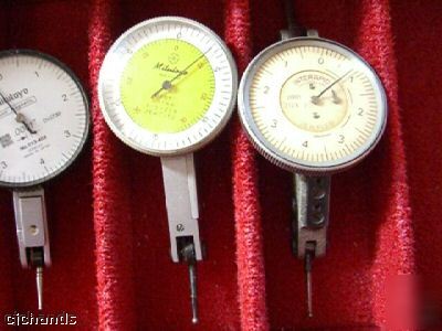 *lot 4 p* mitutoyo dial test indicator .0001