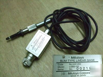 Mitutoyo slim linear gage 542-262 LGB2-110