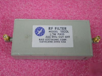 Bird low pass filter 400MHZ cut off sma 560DL