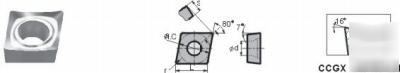 CCGX060204-lh carbide inserts 30 lots of 10 pcs