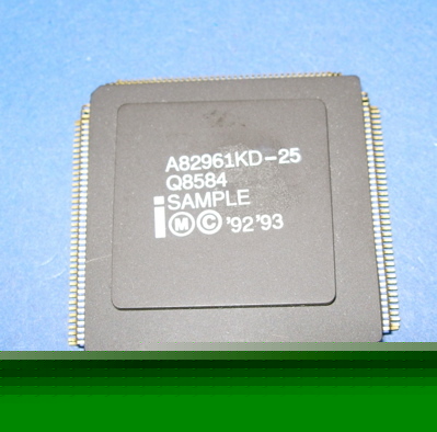 Cpu A82961KD-25 intel qfp plcc type package