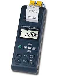 Extech 422324 thermocouple thermometer printer, dual in