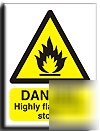 Highly flamm.store sign-a.vinyl-300X400MM(wa-023-am)