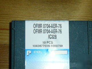 New 10 iscar inserts ofmr 0704-aer-76 IC328