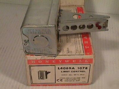 New honeywell limit control L4069A 1078 tradeline hvac 