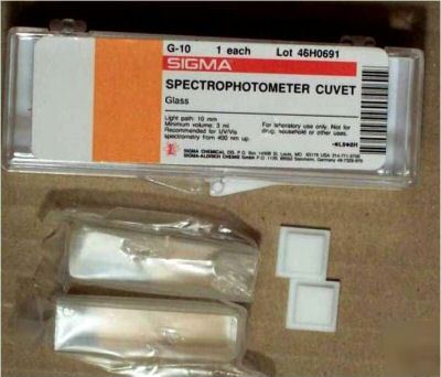 Sigma spectrophotometer cuvettes (2 pcs) G10, 400NM