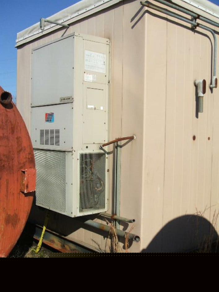 Skid mounted pollution control emissions building 42-h
