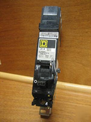 Square d i-line circuit breaker FH16020A 20 amp 20A a