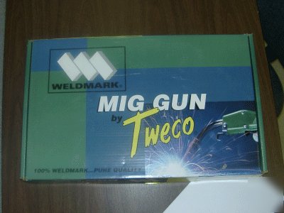 400 amp, 15' mig gun, tweco end, .035 .045