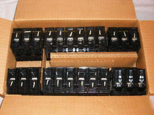 8 westinghouse quicklag type c circuit breakers