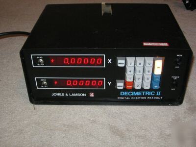 Bausch & lomb 2-axis decimetric ii for j&l comparators