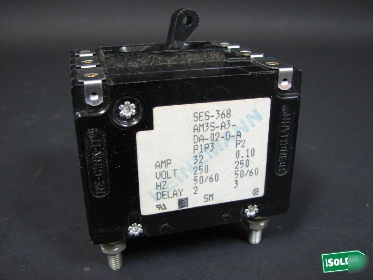 Circuit breaker 50A 2 pole, 1 pole .1A 250VAC