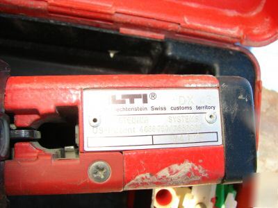 Hilti DX451 powder actuated nailer case loaded tools