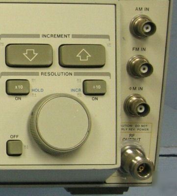 Hp / agilent 8663A signal generator, 30 day warranty 