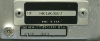 Hp / agilent 8663A signal generator, 30 day warranty 