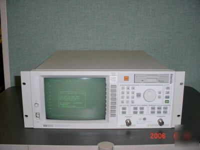 Hp / agilent 8713C rf network analyzer option 1C2 + 1E1