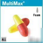 Multi max multi-sized earplugs 200 pair