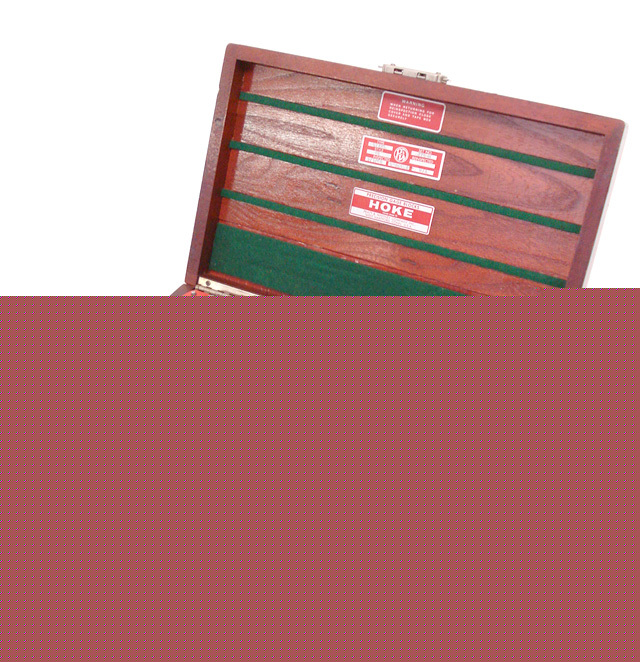 Nice p&w hoke square gage block set .100025