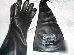Usgi chemical gloves sealed nbc medium 