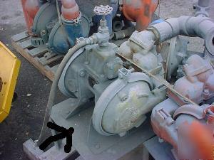 1.5 inch sandpiper cast iron diaphragm pump 