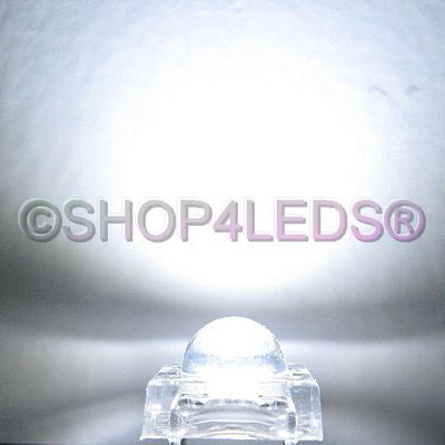 500 pcs 5MM 5-chips white superflux led 100MA 45,000MCD