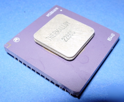 Cpu MC68461R motorola vintage ic gold pga unique