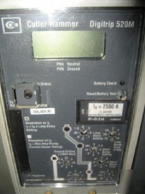 Cutler-hammer magnum ds MDSC5N 5000 amp digitrip 520M