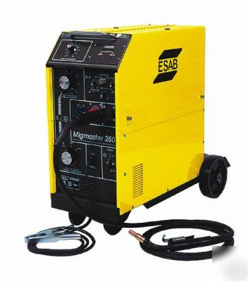 Esab migmaster 250 mig welder package 37690