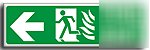 Fire exit (rm) left sign-adh.vinyl-600X200MM(sa-042-at