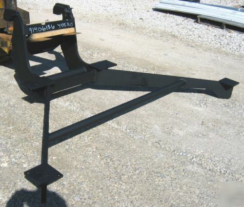 Gradall jibb forklift attachment work platform base 