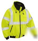 Hi-viz class iii lime green jacket - 4XLG