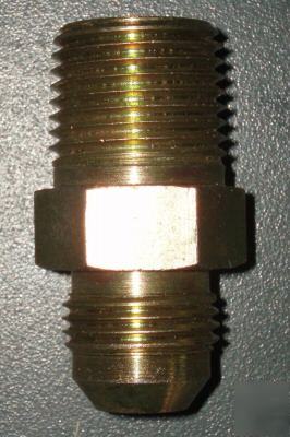 Hyd adapter union- # 8 male jic x # 8 male npt-straight