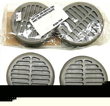 Lot 4 moldex organic vapors respirator mask cartridge