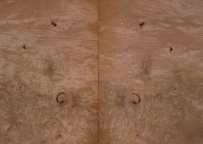 Myrtle burl veneer - 18 pcs 