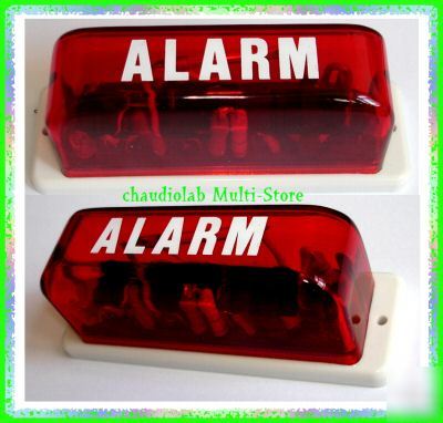 New hq emergency flash light red DC12V #0901