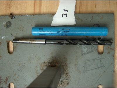 No 1 taper shank high speed drill 27/64