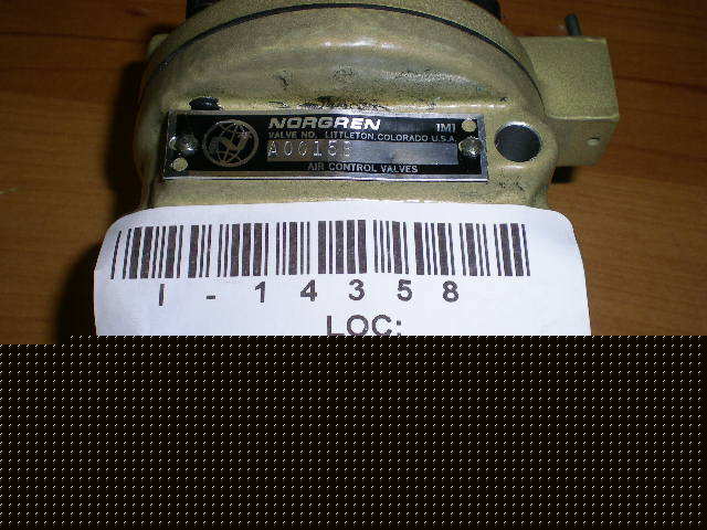Norgreen valve, model number, A0015B